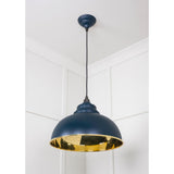 From The Anvil - Smooth Brass Harborne Pendant in Dusk | Sku. 49522DU | Trade Door Handles.