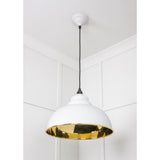 From The Anvil - Smooth Brass Harborne Pendant in Flock | Sku. 49522F | Trade Door Handles.