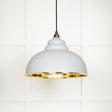 From The Anvil - Smooth Brass Harborne Pendant in Flock | Sku. 49522F | Trade Door Handles.