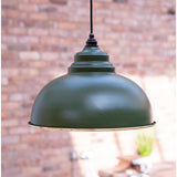 From The Anvil - Smooth Brass Harborne Pendant in Heath | Sku. 49522H | Trade Door Handles.