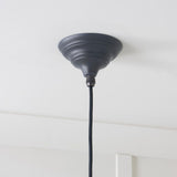 From The Anvil - Smooth Brass Harborne Pendant in Slate | Sku. 49522SL | Trade Door Handles.