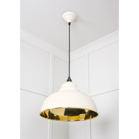 From The Anvil - Smooth Brass Harborne Pendant in Teasel | Sku. 49522TE | Trade Door Handles.