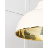 From The Anvil - Smooth Brass Harborne Pendant in Teasel | Sku. 49522TE | Trade Door Handles.