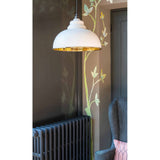 From The Anvil - Smooth Brass Harborne Pendant in Teasel | Sku. 49522TE | Trade Door Handles.