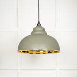 From The Anvil - Smooth Brass Harborne Pendant in Tump | Sku. 49522TU | Trade Door Handles.