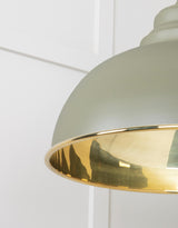 From The Anvil - Smooth Brass Harborne Pendant in Tump | Sku. 49522TU | Trade Door Handles.