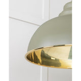 From The Anvil - Smooth Brass Harborne Pendant in Tump | Sku. 49522TU | Trade Door Handles.