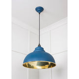 From The Anvil - Smooth Brass Harborne Pendant in Upstream | Sku. 49522U | Trade Door Handles.