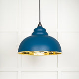 From The Anvil - Smooth Brass Harborne Pendant in Upstream | Sku. 49522U | Trade Door Handles.