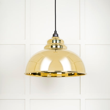 From The Anvil - Smooth Brass Harborne Pendant | Sku. 49522 | Trade Door Handles.