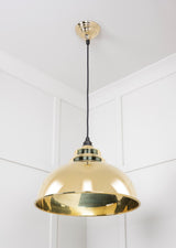 From The Anvil - Smooth Brass Harborne Pendant | Sku. 49522 | Trade Door Handles.
