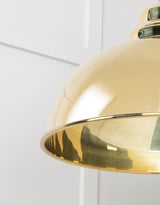 From The Anvil - Smooth Brass Harborne Pendant | Sku. 49522 | Trade Door Handles.