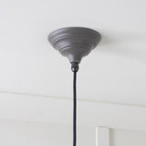 From The Anvil - Hammered Brass Hockley Pendant in Bluff | Sku. 49523BL | Trade Door Handles.