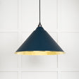 From The Anvil - Hammered Brass Hockley Pendant in Dusk | Sku. 49523DU | Trade Door Handles.