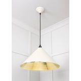 From The Anvil - Hammered Brass Hockley Pendant in Teasel | Sku. 49523TE | Trade Door Handles.