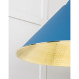 From The Anvil - Hammered Brass Hockley Pendant in Upstream | Sku. 49523U | Trade Door Handles.