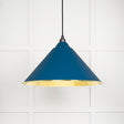 From The Anvil - Hammered Brass Hockley Pendant in Upstream | Sku. 49523U | Trade Door Handles.