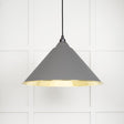 From The Anvil - Smooth Brass Hockley Pendant in Bluff | Sku. 49524BL | Trade Door Handles.