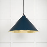 From The Anvil - Smooth Brass Hockley Pendant in Dusk | Sku. 49524DU | Trade Door Handles.