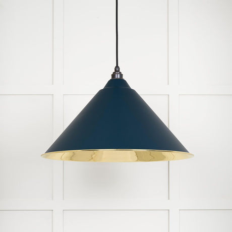 From The Anvil - Smooth Brass Hockley Pendant in Dusk | Sku. 49524DU | Trade Door Handles.