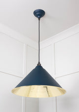 From The Anvil - Smooth Brass Hockley Pendant in Dusk | Sku. 49524DU | Trade Door Handles.