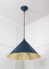 From The Anvil - Smooth Brass Hockley Pendant in Dusk | Sku. 49524DU | Trade Door Handles.