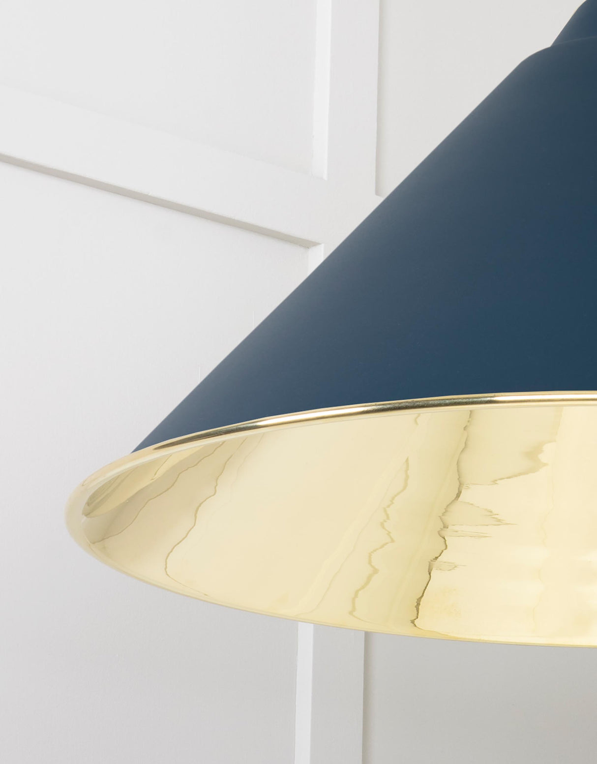 From The Anvil - Smooth Brass Hockley Pendant in Dusk | Sku. 49524DU | Trade Door Handles.