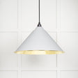 From The Anvil - Smooth Brass Hockley Pendant in Flock | Sku. 49524F | Trade Door Handles.