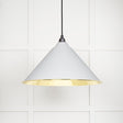 From The Anvil - Smooth Brass Hockley Pendant in Flock | Sku. 49524F | Trade Door Handles.