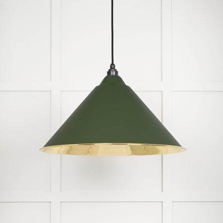 From The Anvil - Smooth Brass Hockley Pendant in Heath | Sku. 49524H | Trade Door Handles.