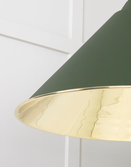 From The Anvil - Smooth Brass Hockley Pendant in Heath | Sku. 49524H | Trade Door Handles.