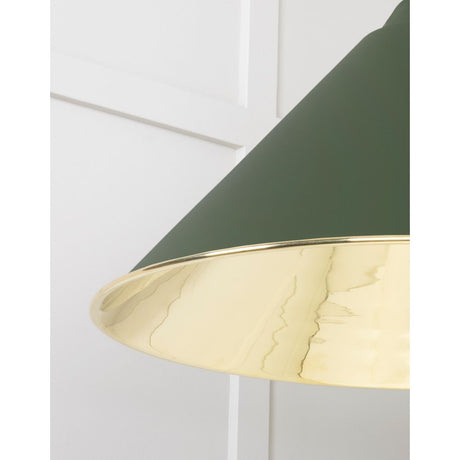 From The Anvil - Smooth Brass Hockley Pendant in Heath | Sku. 49524H | Trade Door Handles.