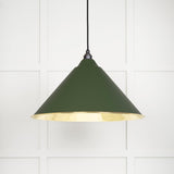 From The Anvil - Smooth Brass Hockley Pendant in Heath | Sku. 49524H | Trade Door Handles.