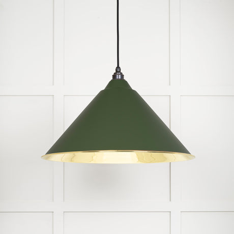 From The Anvil - Smooth Brass Hockley Pendant in Heath | Sku. 49524H | Trade Door Handles.