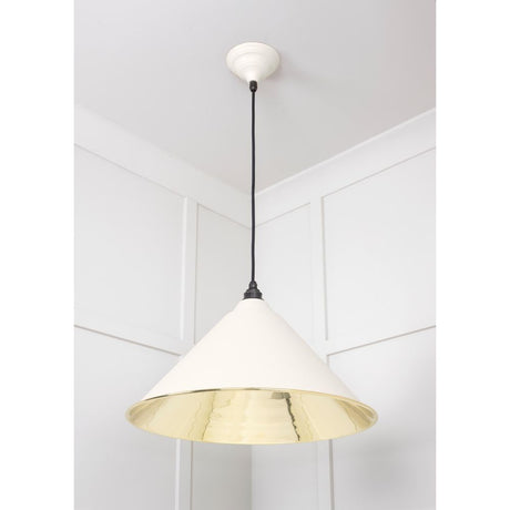 From The Anvil - Smooth Brass Hockley Pendant in Teasel | Sku. 49524TE | Trade Door Handles.