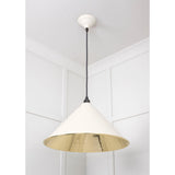 From The Anvil - Smooth Brass Hockley Pendant in Teasel | Sku. 49524TE | Trade Door Handles.