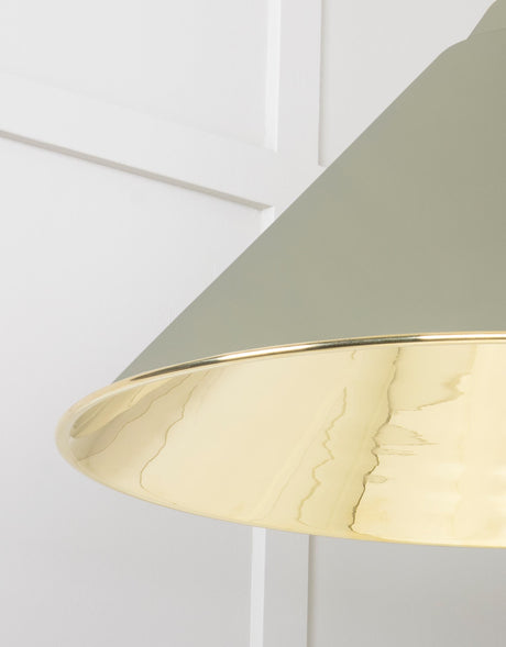 From The Anvil - Smooth Brass Hockley Pendant in Tump | Sku. 49524TU | Trade Door Handles.