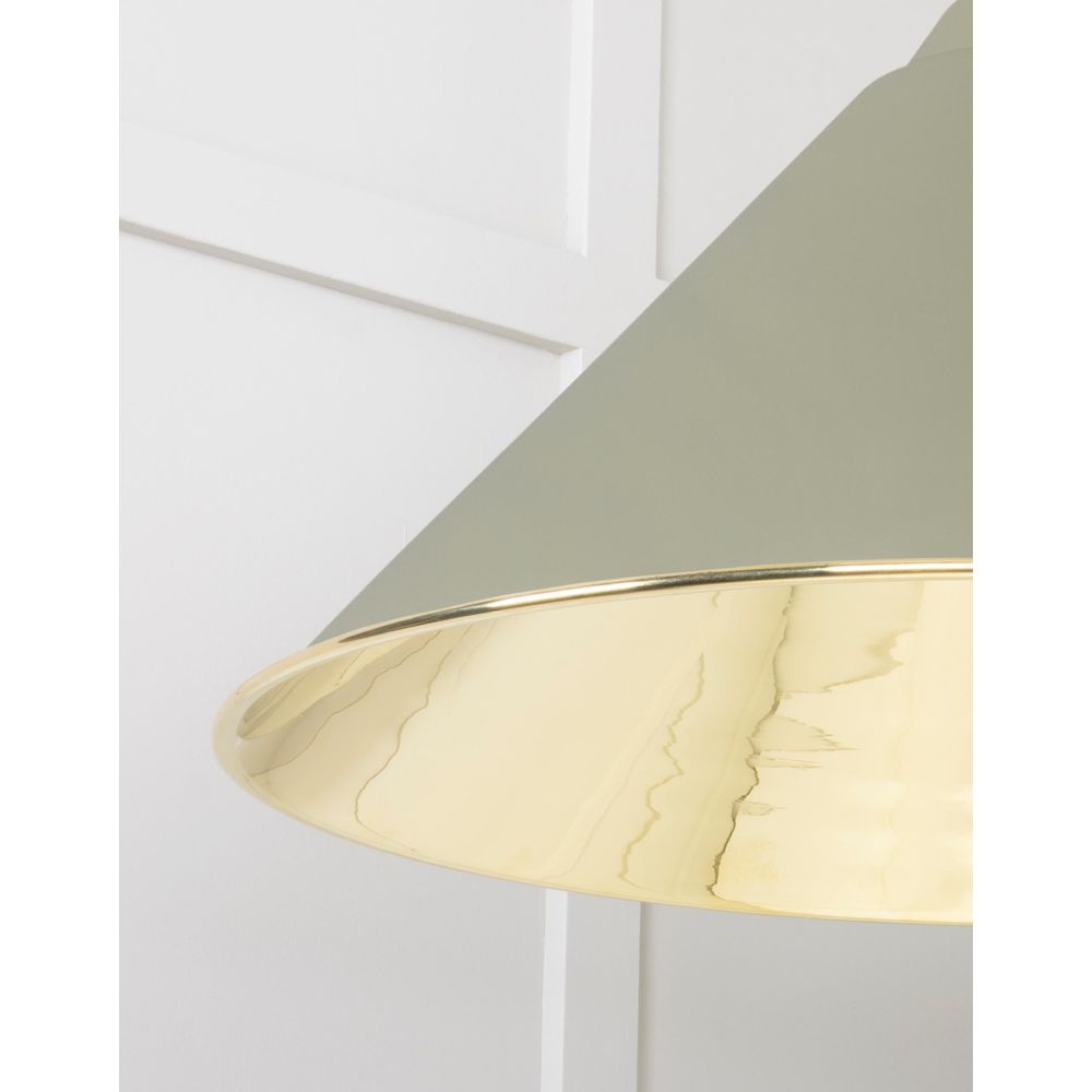 From The Anvil - Smooth Brass Hockley Pendant in Tump | Sku. 49524TU | Trade Door Handles.