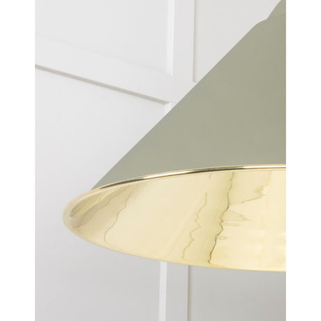 From The Anvil - Smooth Brass Hockley Pendant in Tump | Sku. 49524TU | Trade Door Handles.