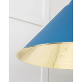 From The Anvil - Smooth Brass Hockley Pendant in Upstream | Sku. 49524U | Trade Door Handles.