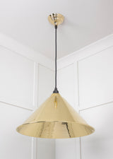 From The Anvil - Smooth Brass Hockley Pendant | Sku. 49524 | Trade Door Handles.