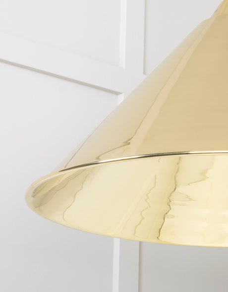 From The Anvil - Smooth Brass Hockley Pendant | Sku. 49524 | Trade Door Handles.