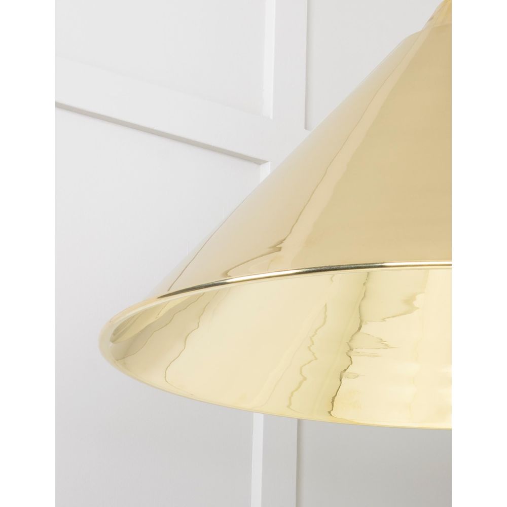 From The Anvil - Smooth Brass Hockley Pendant | Sku. 49524 | Trade Door Handles.