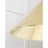 From The Anvil - Smooth Brass Hockley Pendant | Sku. 49524 | Trade Door Handles.