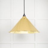 From The Anvil - Smooth Brass Hockley Pendant | Sku. 49524 | Trade Door Handles.