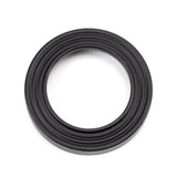 From The Anvil - Matt Black Round Euro Escutcheon (Beehive) | Sku. 49542 | Trade Door Handles.