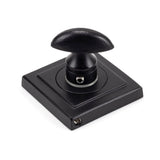 From The Anvil - Matt Black Round Thumbturn Set (Square) | Sku. 49547 | Trade Door Handles.