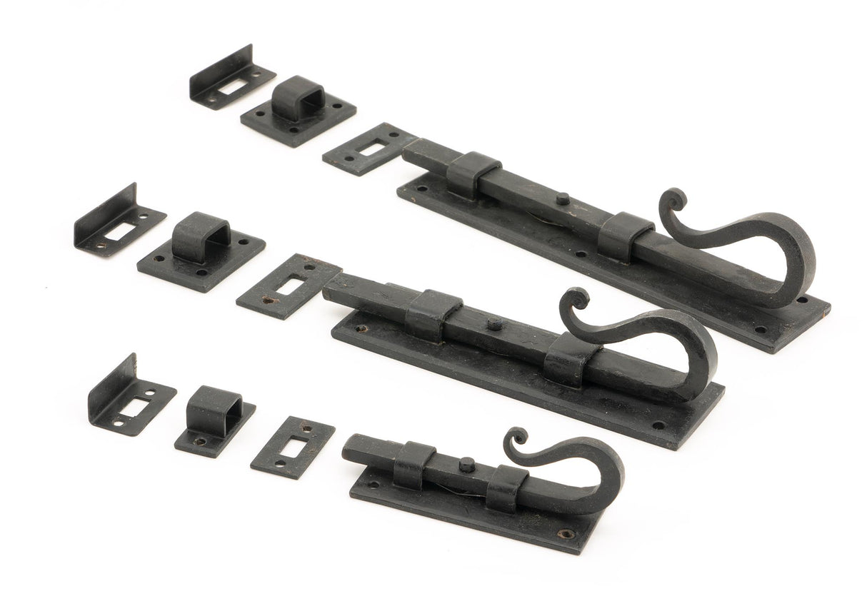 From The Anvil - External Beeswax 6" Shepherd's Crook Universal Bolt | Sku. 49549 | Trade Door Handles.