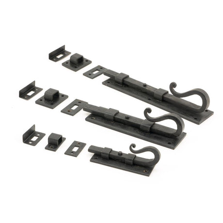 From The Anvil - External Beeswax 6" Shepherd's Crook Universal Bolt | Sku. 49549 | Trade Door Handles.