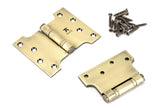 From The Anvil - Aged Brass 4" x 3" x 5" Parliament Hinge (pair) ss | Sku. 49552 | Trade Door Handles.